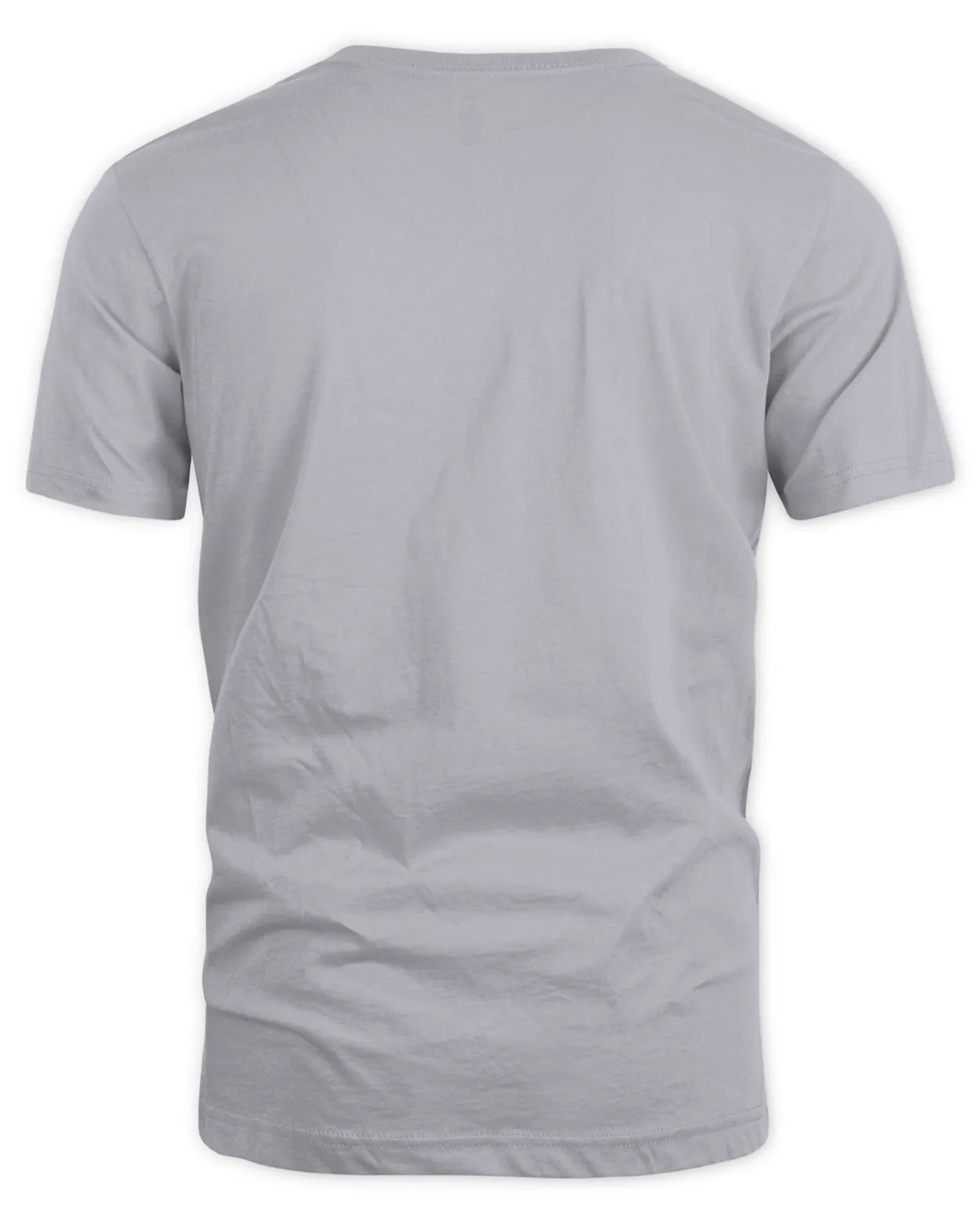 Gray t-shirt on a white background